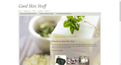Desktop Screenshot of goodskinstuff.com